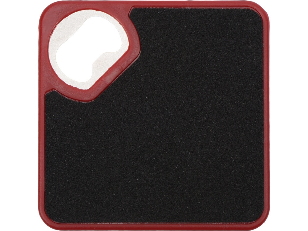 Подставка для кружки с открывалкой Liso, черный/красный - фото 4 - id-p70027201