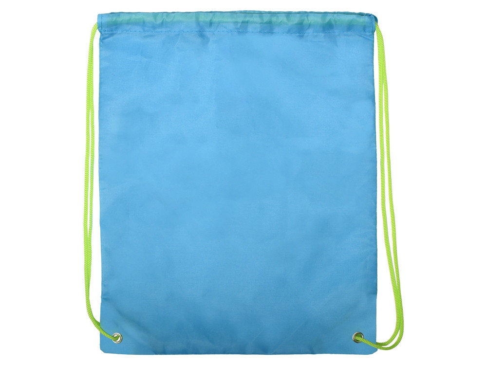 Рюкзак- мешок Clobber, голубой/зеленое яблоко - фото 3 - id-p70027318