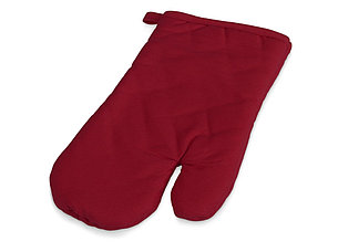 Хлопковая рукавица, бордовый, фото 2