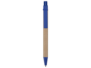 Ручка картонная шариковая Эко 3.0, синий, фото 2