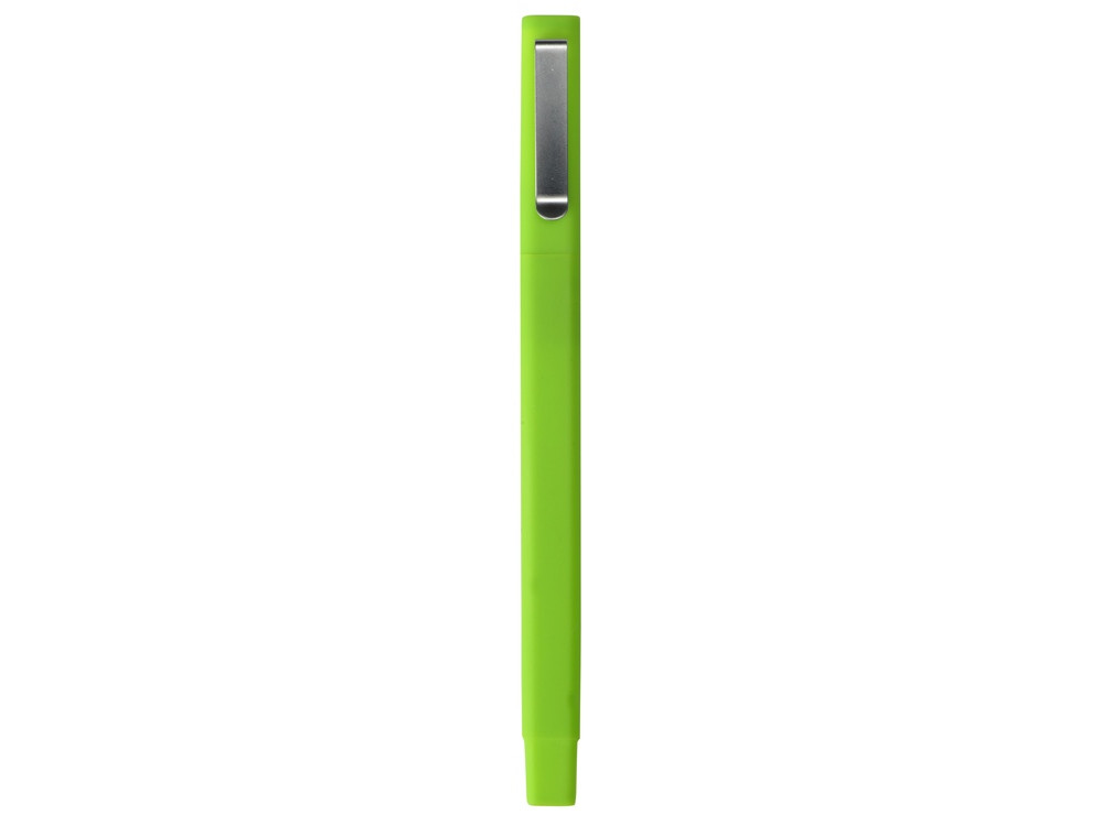 Ручка шариковая пластиковая Quadro Soft, квадратный корпус с покрытием софт-тач, зеленое яблоко - фото 3 - id-p70027444
