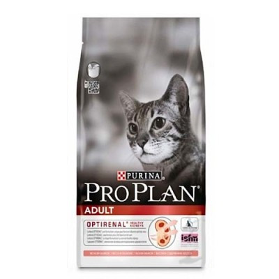 PRO PLAN ADULT, Про План Адалт для кошек с лососем и рисом, уп 400 гр.
