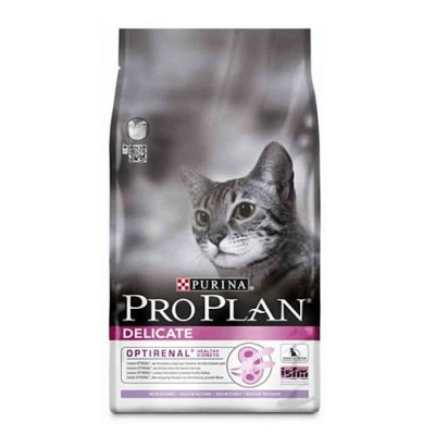Pro Plan Delicate  для кошек с чувствительным пищеварением с индейкой 10кг