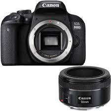 Фотоаппарат Canon 800D + объектив Canon 50mm f1.8 STM