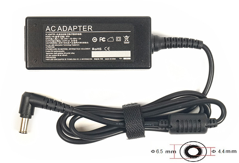 Блок питания для ноутбуков PowerPlant LG 220V, 12V 24W 2A (6.5*4.4)