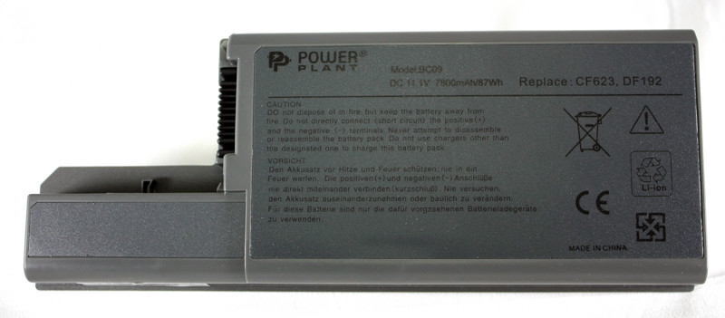 Аккумулятор PowerPlant для ноутбуков DELL Latitude D820 (DF192, DL8200LP) 11.1V 7800mAh