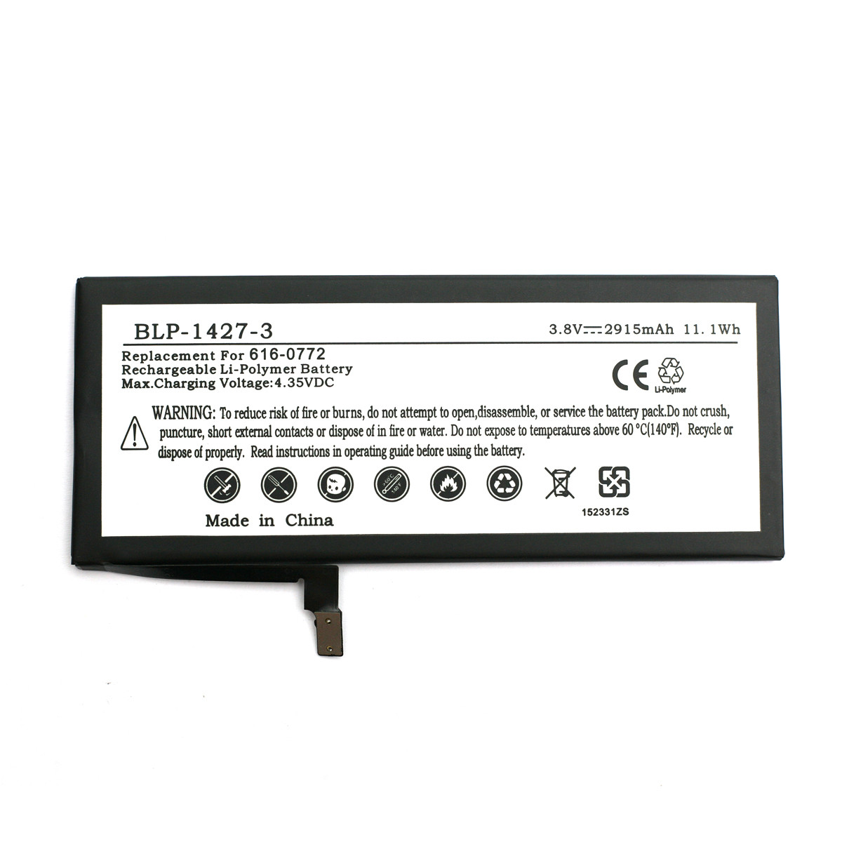 Аккумулятор PowerPlant Apple iPhone 6 Plus (616-0772) new 2915mAh