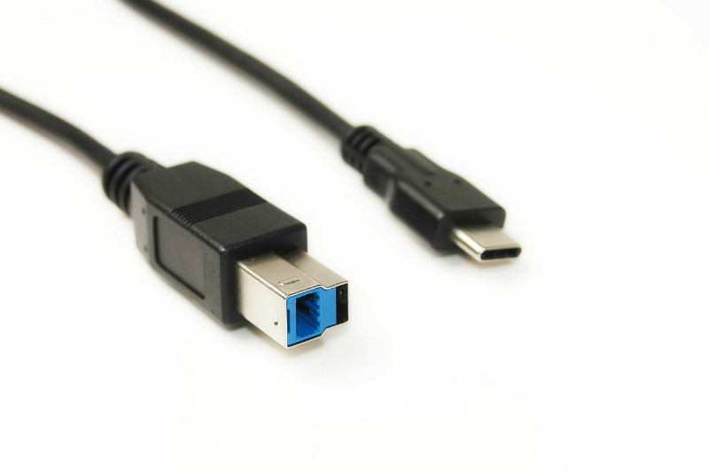 Kабель PowerPlant USB 3.0 Type C – BM, 1.5m