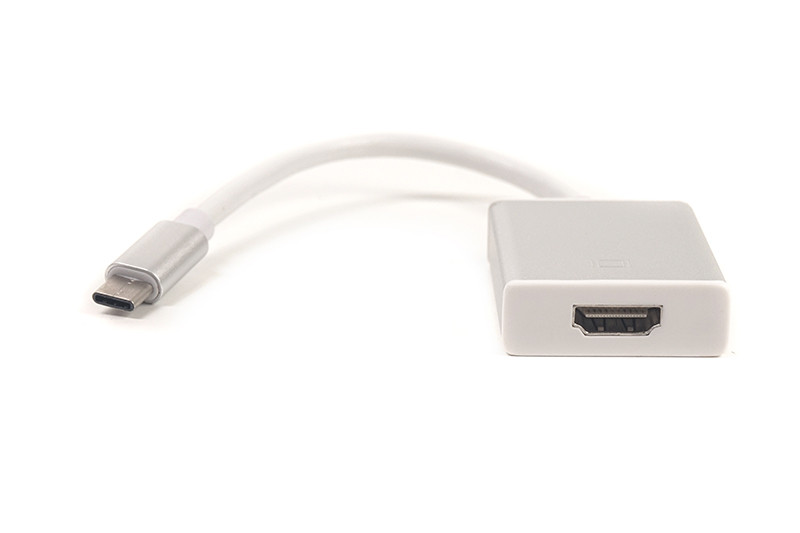 Kабель-переходник PowerPlant USB Type C - HDMI, 0.15m