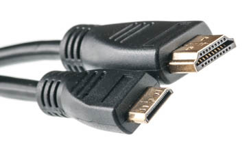 Видeo кабель PowerPlant mini HDMI - HDMI, 0.5m, позолоченные коннекторы, 1.3V