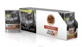 Pro Plan NutriSavour Sterilised, для стерилизованных кошек с говядиной в соусе, уп.24*пауч 85гр.
