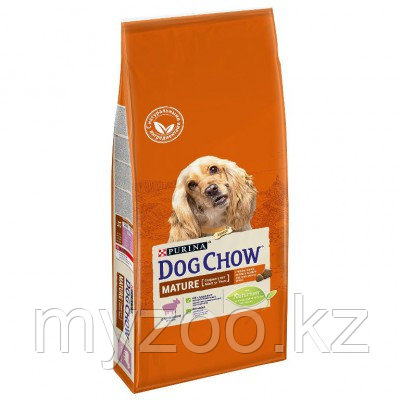 Dog Chow MATURE ADULT 5+ LAMB для собак старше 5 лет с ягненком, 14кг