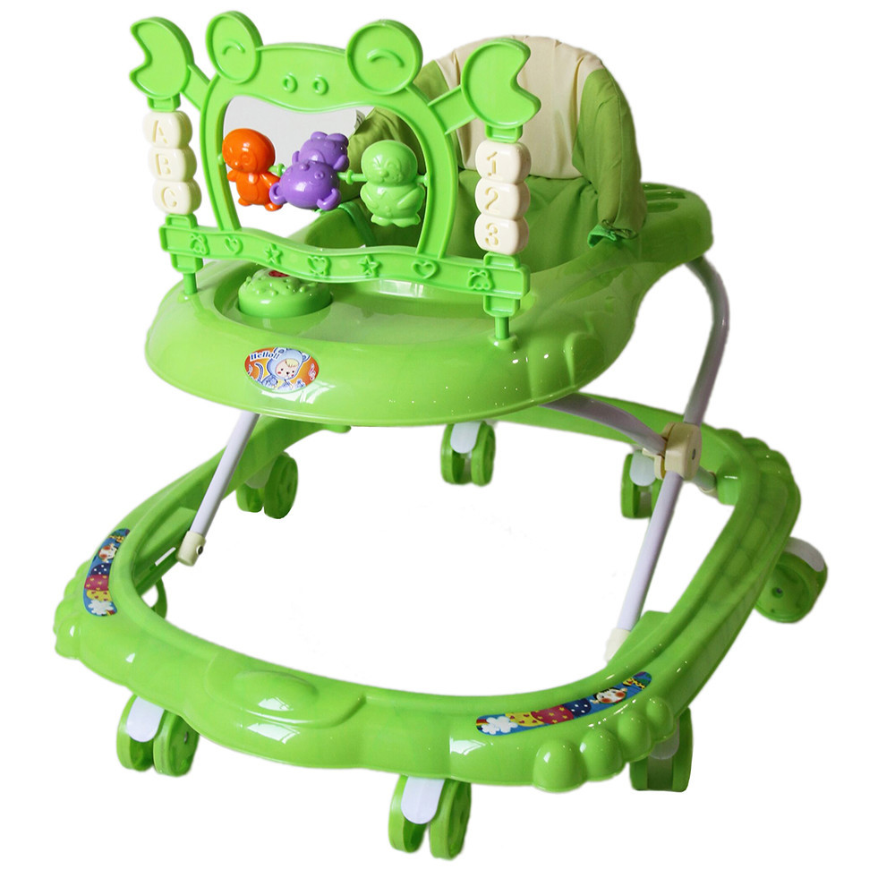BAMBOLA Ходунки КРАБ (8 колес,игрушки,муз) 6 шт в кор.(67*60*48) GREEN зеленый