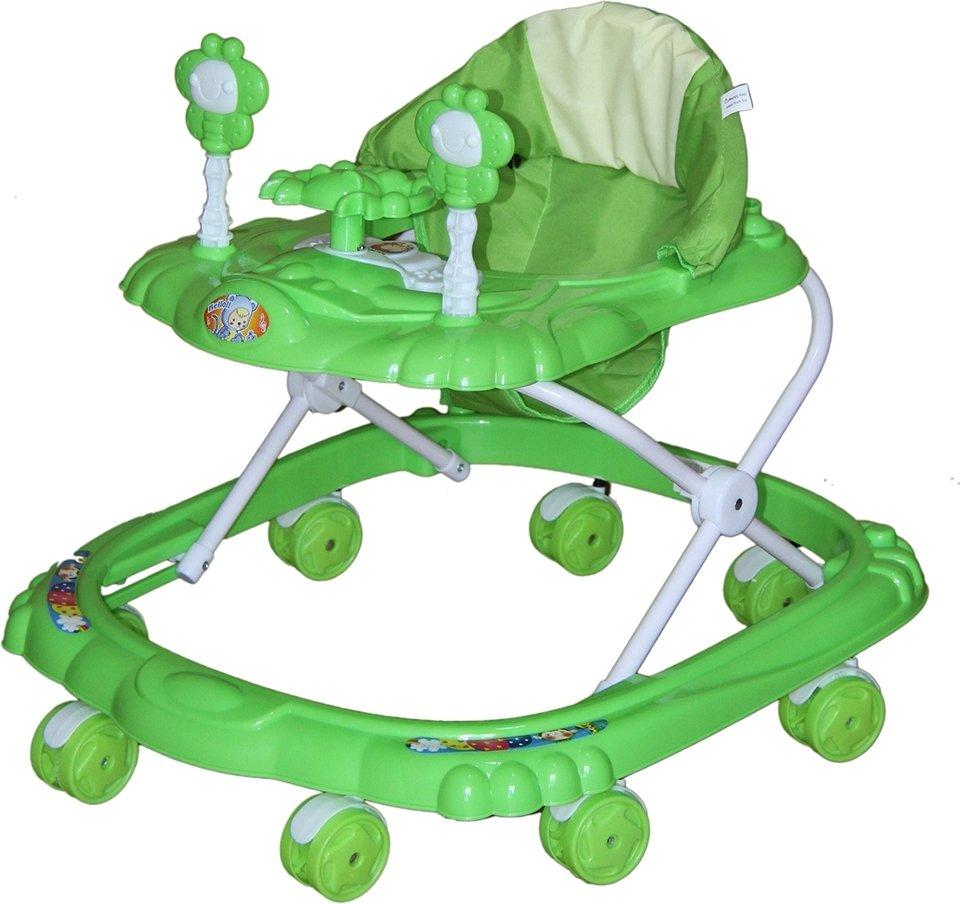 BAMBOLA Ходунки КРАБИК (8 колес,игрушки,муз) 6 шт в кор.(66*56*47) GREEN зеленый