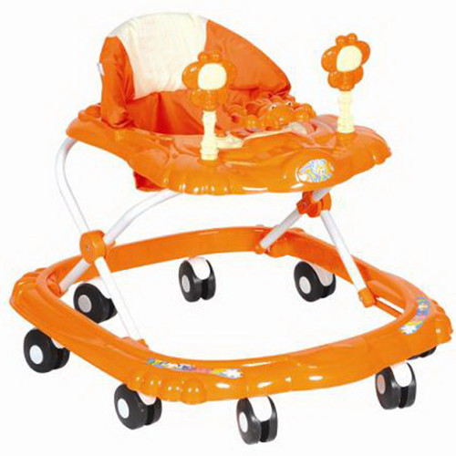 BAMBOLA Ходунки КРАБИК (8 колес,игрушки,муз) 6 шт в кор.(66*56*47) ORANGE оранжевый