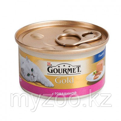 Gourmet Gold, Гурмэ Голд паштет с говядиной, уп. 24*85 гр.