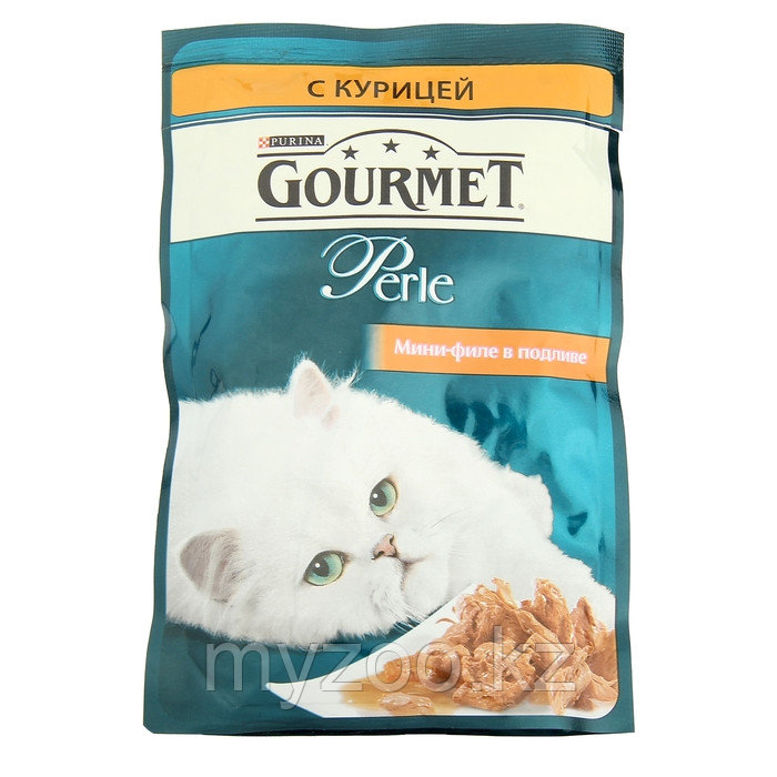 Gourmet Perle Mini Fillets Chicken in Sauce, Гурмэ Перл нежный кусочки курицей в соусе, уп. 24* 85 гр.