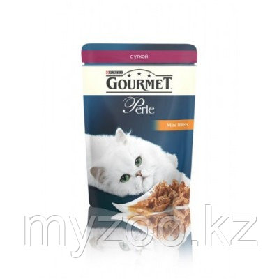 Gourmet Perle Mini Fillets Duck in Sauce, Гурмэ Перл нежный кусочки утки в соусе, пауч 85 гр.