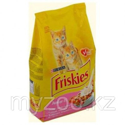 Friskies, Фрискис сухой корм для котят с курицей, уп.2кг.
