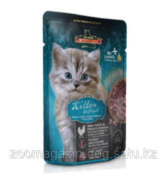 Leonardo Kitten Poultry pouch, Леонардо мусс для котят с птицей, 85гр.