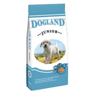 Dogland Junior, регуляр-корм для щенков средних и крупных пород, уп.15кг
