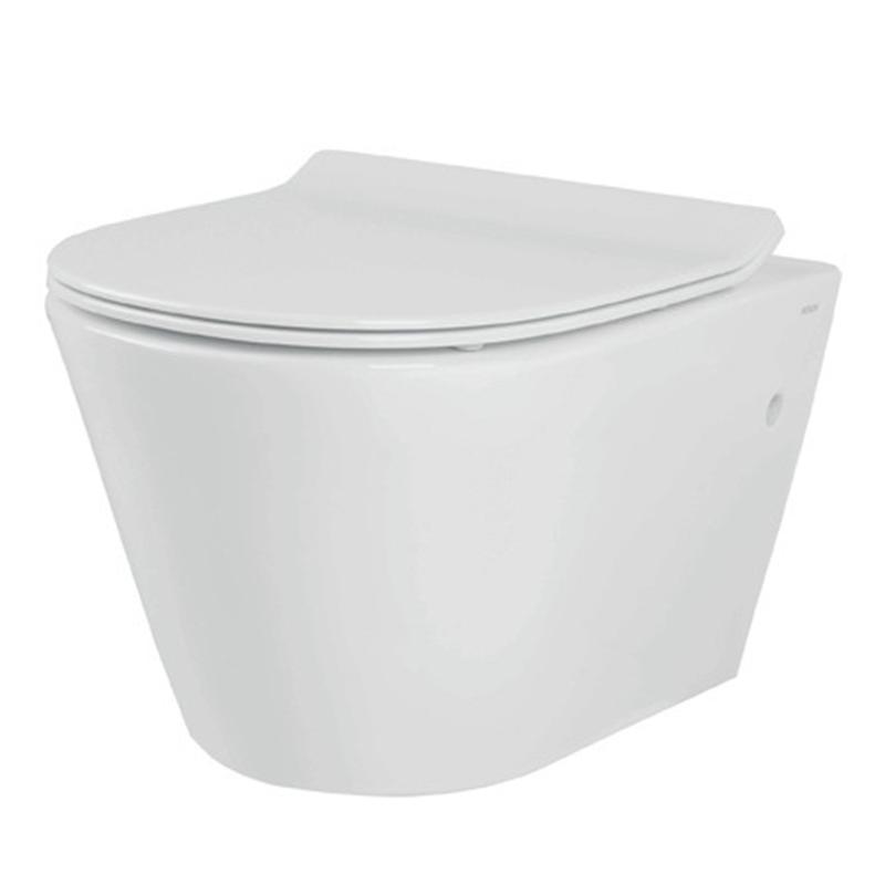 CREO  Унитаз  подвесной (с креплениями) нано белый CR1100R