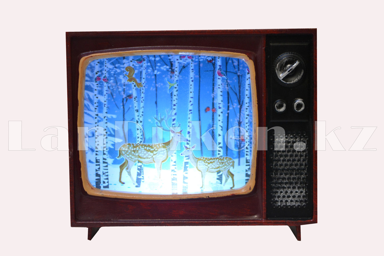 Новогодний сувенир "Телевизор" в ассортименте светящаяся светодиодная лампа на шесть цветов - фото 4 - id-p69942822