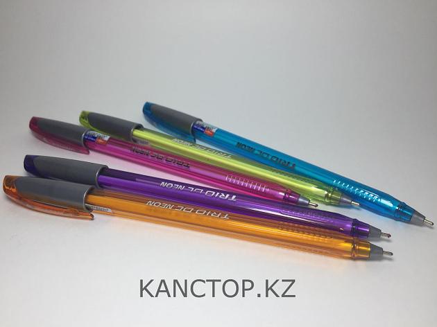 Ручка шариковая UNI-MAX TRIO NEON Синяя, фото 2