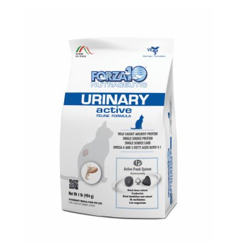 Forza10 Urinary Active, Форца 10 ветеринарная диета при проблемах моче-половой системы у кошек, уп. 454гр.