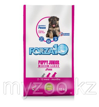 Puppy Junior Medium/Large Pesce (рыба) для щенков средних/крупных пород уп. 15кг.