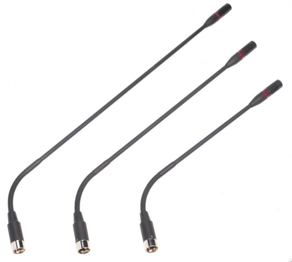 Микрофон с LED индикатором на гибком основании 415 мм Vissonic VIS-M415-B
