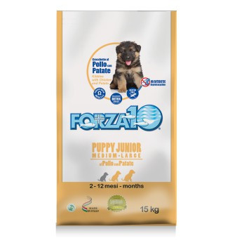 Forza10 Puppy Junior pollopatate, корм для щенков с курицей и картофелем, уп. 15кг.