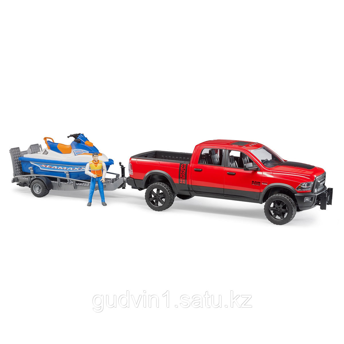 Внедорожник Ram с водным мотоциклом Bruder 02-503