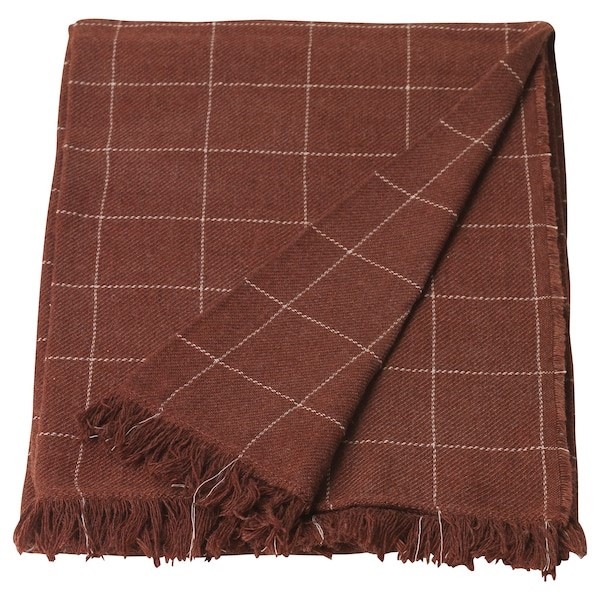 pled vorkrage krasno korichnevyj 110x170 smikea ikea