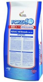 Forza10 Adult All Breed agnello/mcaps (26/16),корм для всех пород с ягненком и микрокапс, уп.20кг