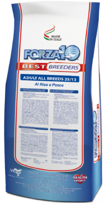 Forza10 BEST BREEDERS ADULT Pesce&Riso (25/13) для собак всех пород с рыбой и рисом, 20кг - фото 1 - id-p70082745