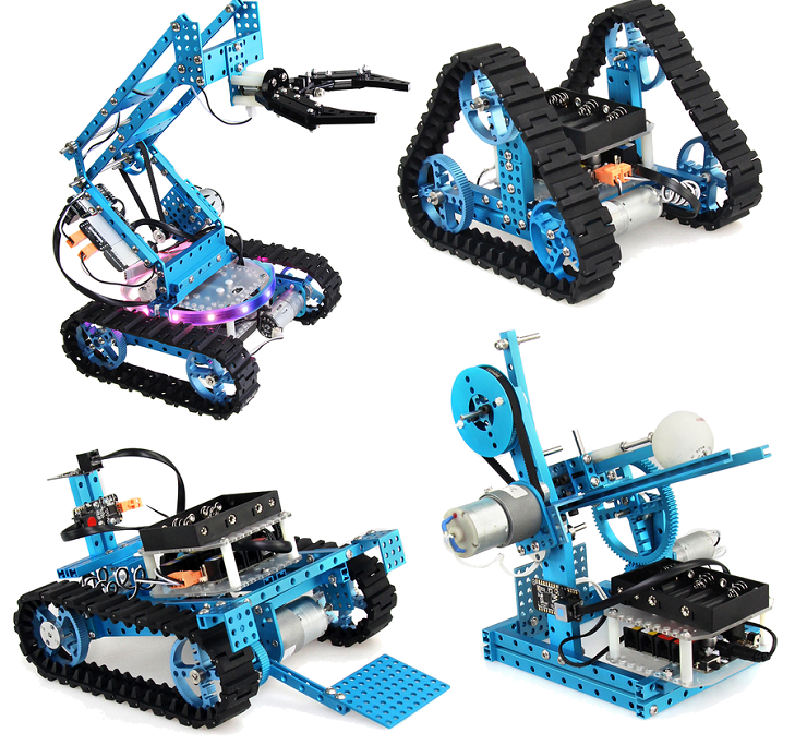Робот-конструктор Makeblock Ultimate Robot Kit V2.0 (10-в-1) - фото 8 - id-p70082514
