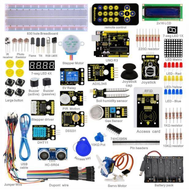 Набор Arduino "Супер" (с микроконтроллером Mega2560 R3) - фото 1 - id-p70082612