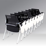 Современный стул для офиса с роликами, подлокотниками, пюпитром, фото 6
