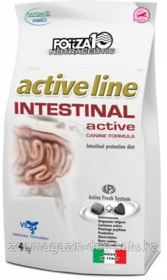 Forza10 Intestinal Active, Форца10 диетический корм для собак для защиты ЖКТ, уп. 4 кг.