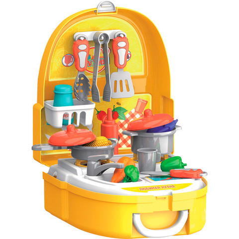 Игровой набор для девочек в чемодане-рюкзаке VANYEH (Шеф-повар)