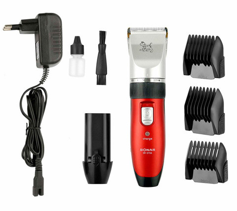 Машинка для стрижки домашних животных с насадками SONAR Professional Pet Clipper SN-270A - фото 4 - id-p70074458