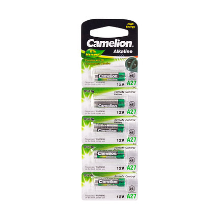 Батарейка Camelion A27-BP5 12V, фото 2