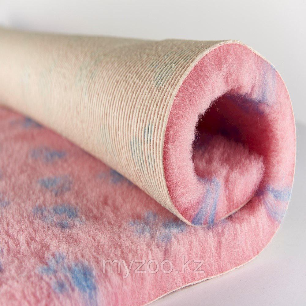 Vet Bedding Non-Slip Pink Paws Бронтеглен лежак для собак 150*150 см