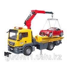 Самосвал Mercedes-Benz Bruder с мини погрузчиком 03-750