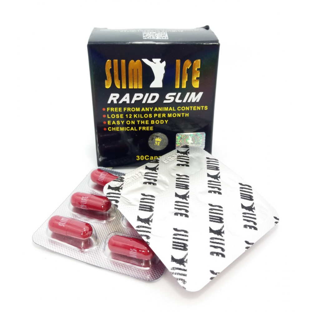 Slim Rapid Slim для похудения капсулы, блистер 30 капсул - фото 1 - id-p70099068