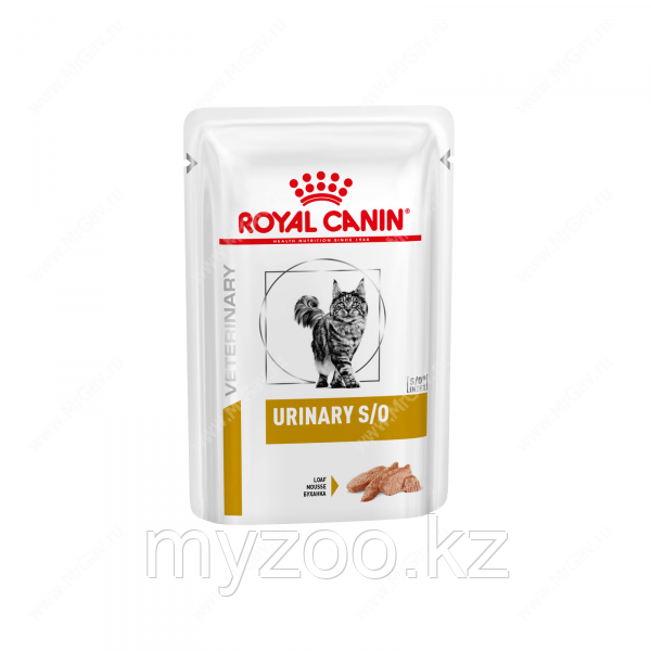 Влажный корм для кошек Royal Canin URINARY BEEF CAT POUCH 1*85 g. Уринари