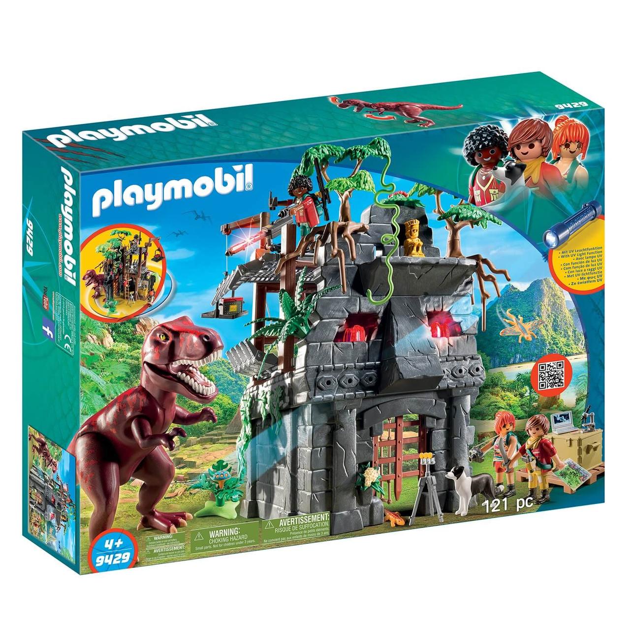 Конструктор Playmobil Динозавры: Затерянный храм с тиранозавром 9429pm