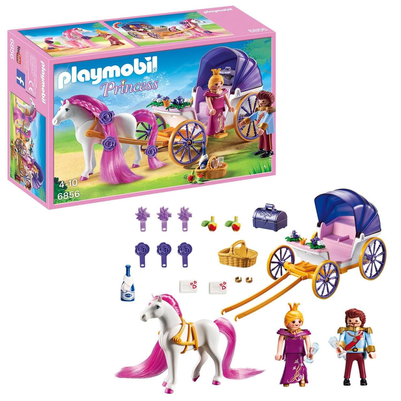 Конструктор Playmobil Замок Принцессы: Королевская чета с каретой 6856pm