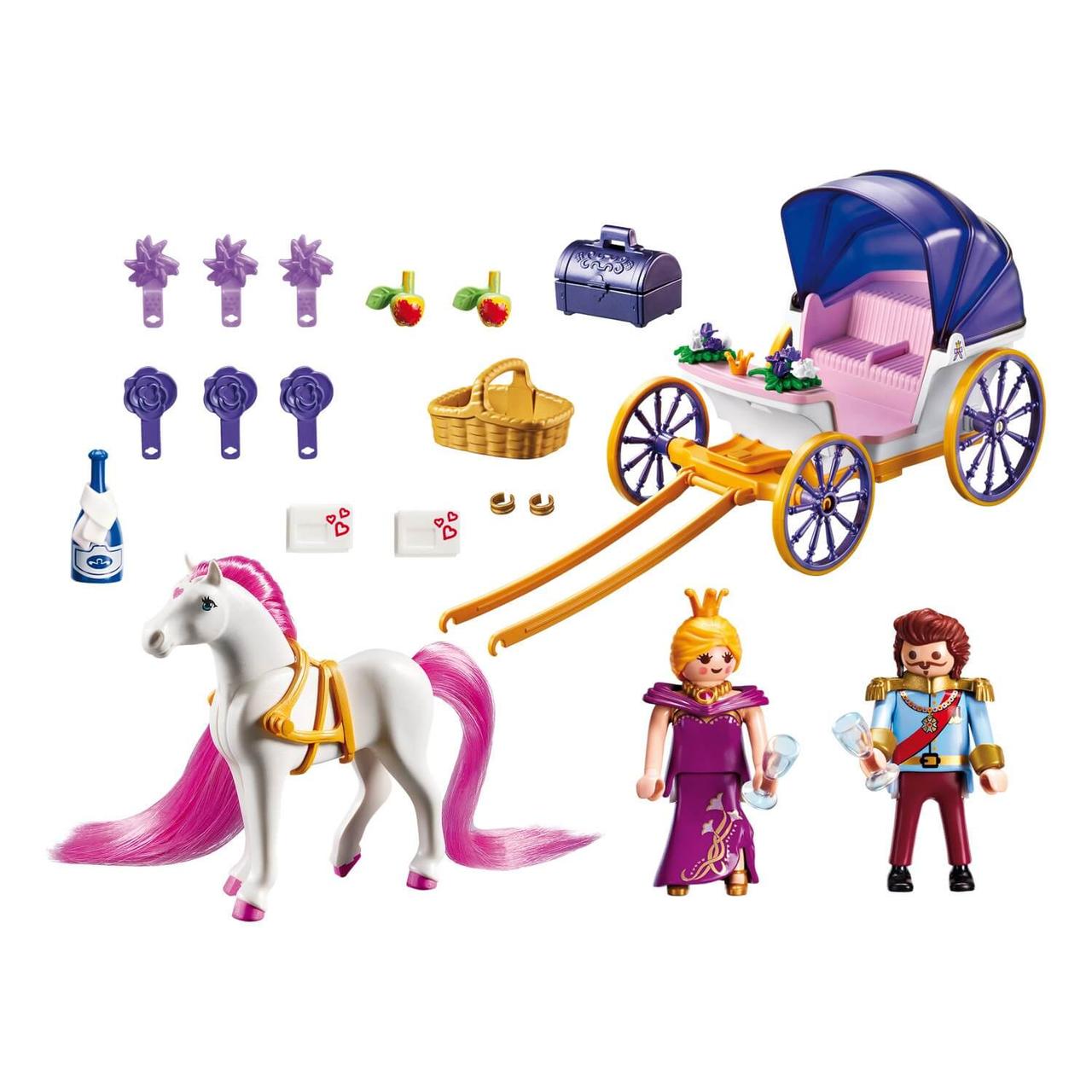 Конструктор Playmobil Замок Принцессы: Королевская чета с каретой 6856pm